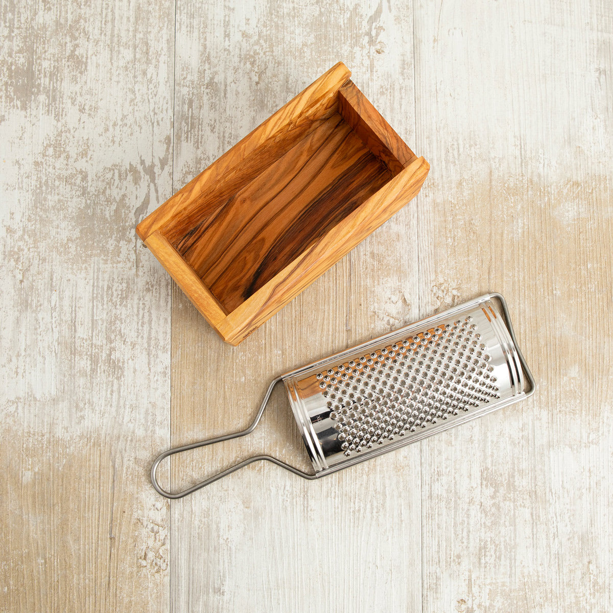 Rifjárn ásamt viðarboxi 24cm - AleItalia